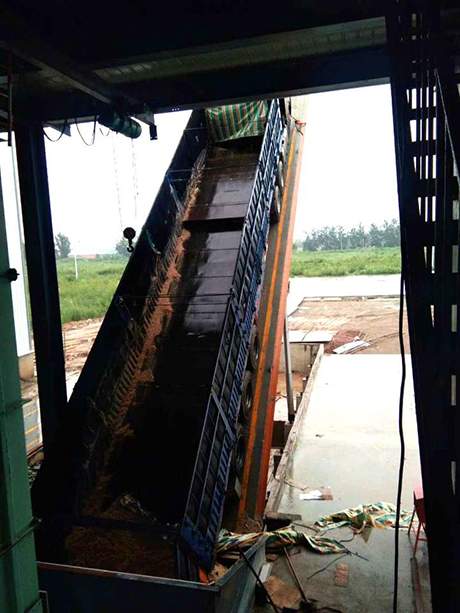 自動(dòng)液壓翻板卸車機(jī)