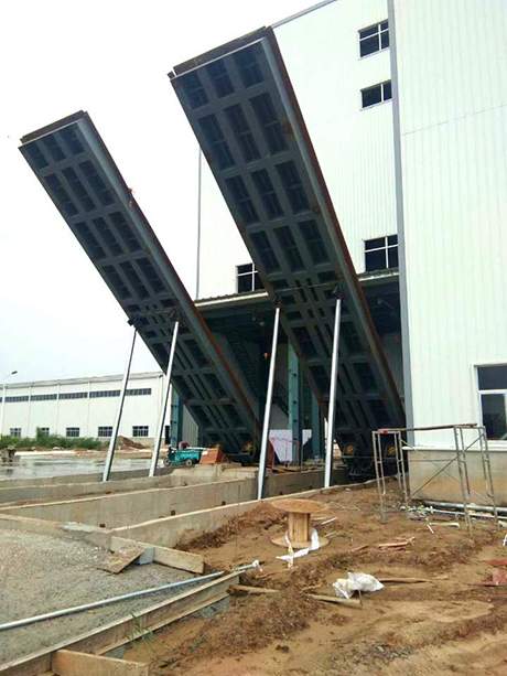 后翻液壓翻板卸車(chē)機(jī)