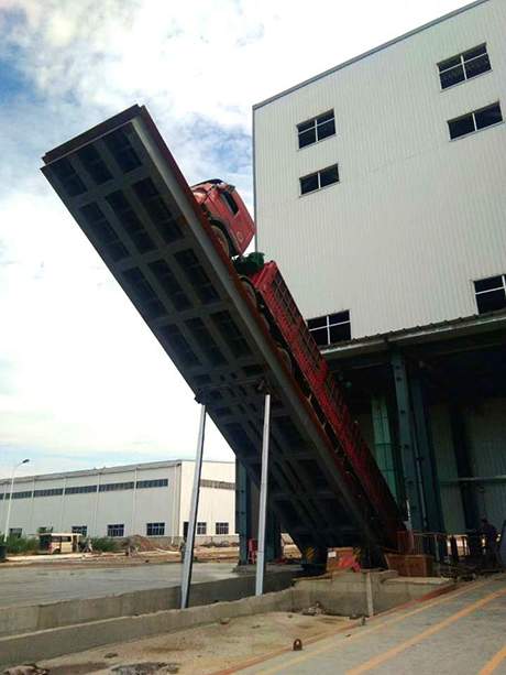 后翻卸車(chē)機(jī)