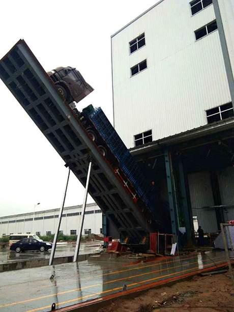 底部支撐液壓卸車(chē)機(jī)